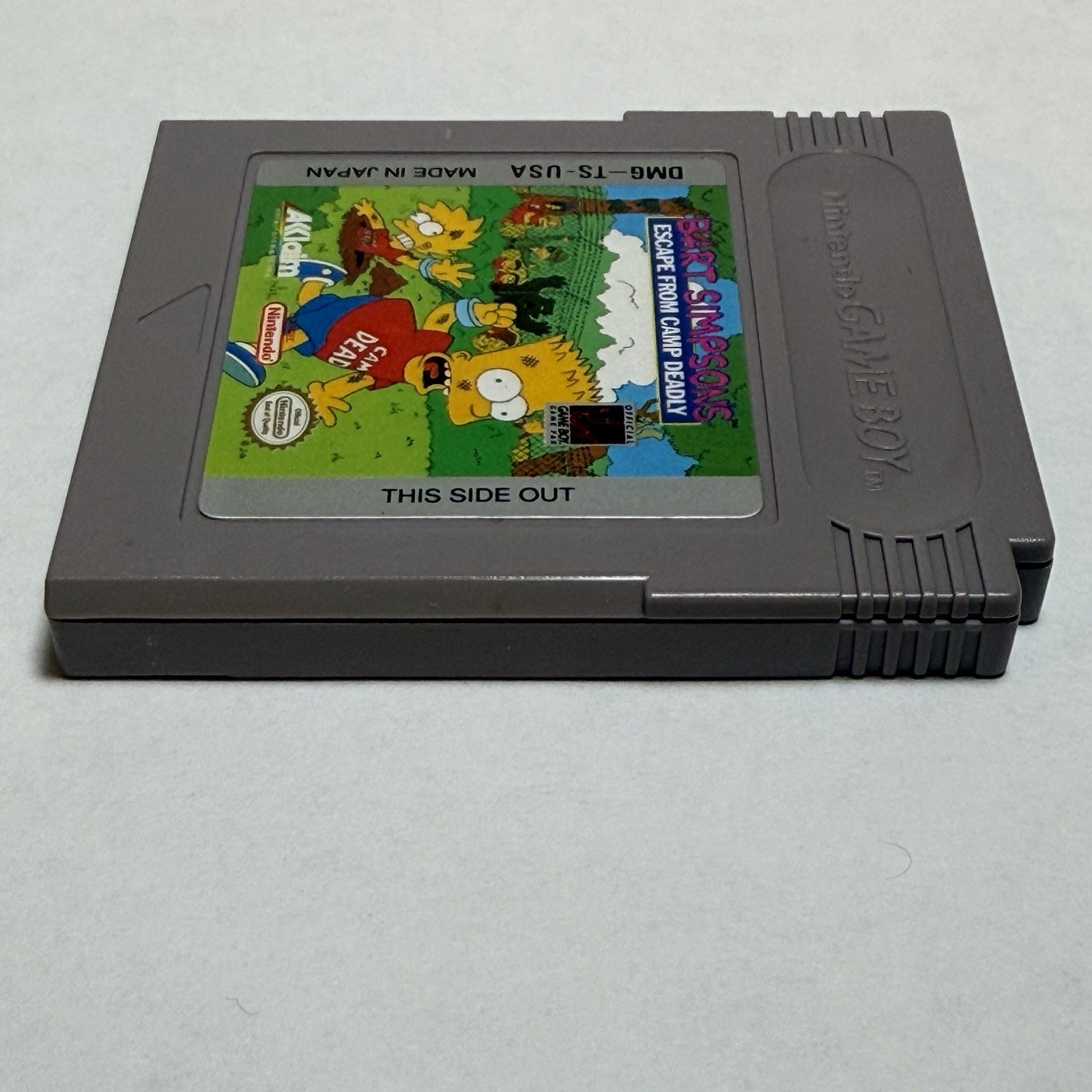 Bart Simpson’s Escape From Camp Deadly Nintendo Game Boy Works Game Only Vintage