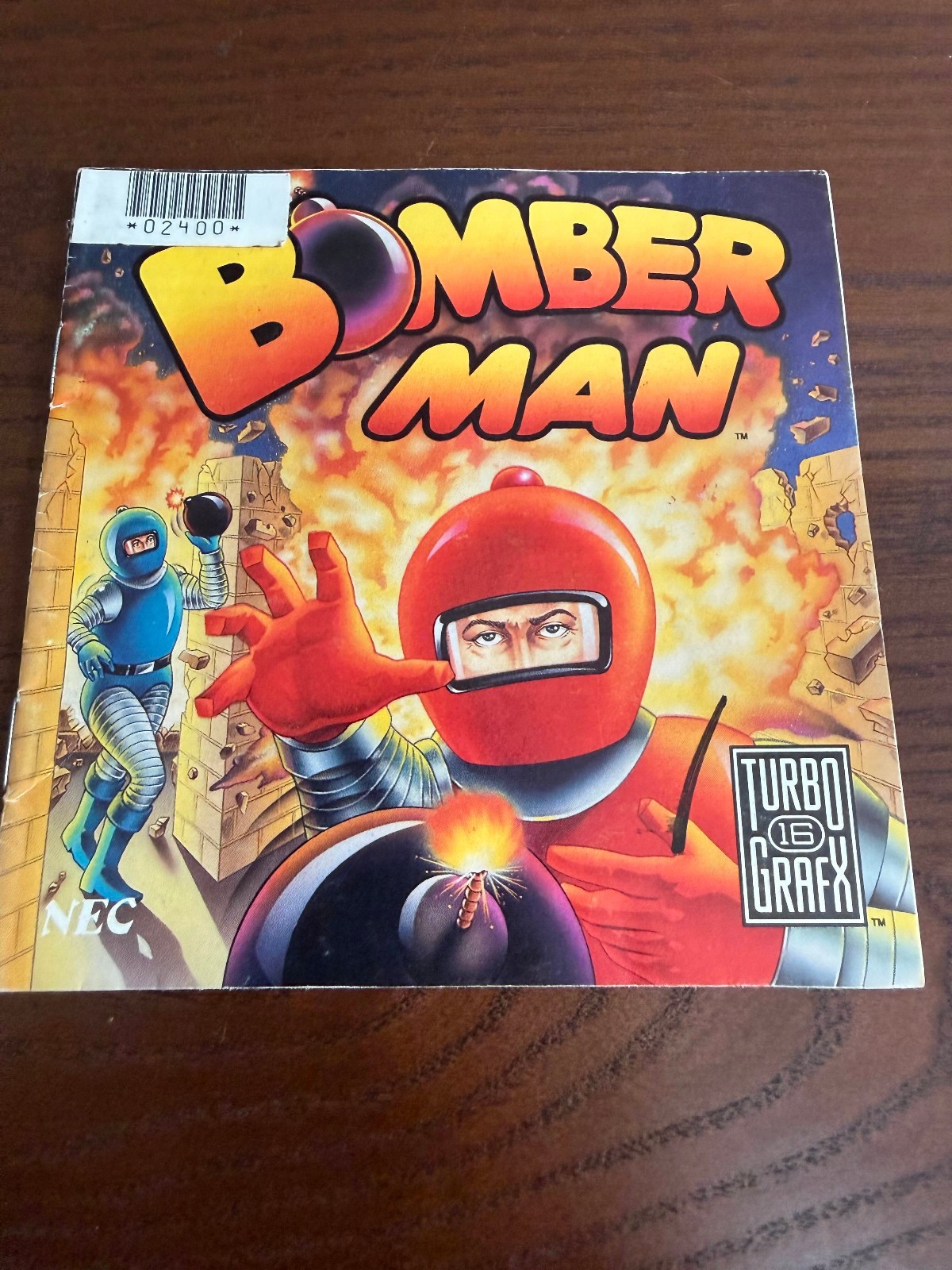 Bomberman (TurboGrafx-16, 1990) – AUTHENTIC, TESTED, HUCARD AND MANUAL ONLY