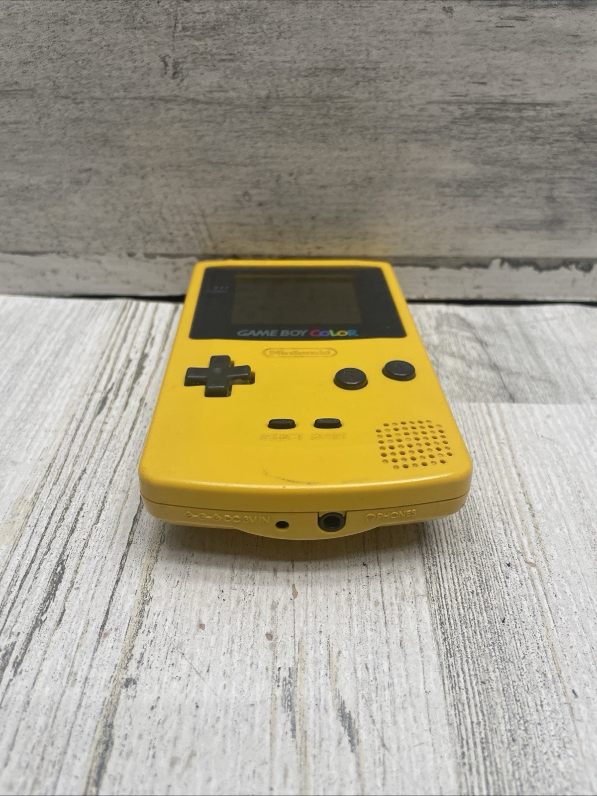Nintendo Game Boy Color Handheld Game Console CGB-001 GBC Dandelion Yellow