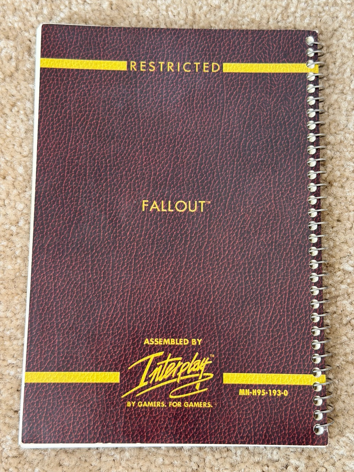 FALLOUT 1 A POST NUCLEAR ROLE PLAYING GAME INTERPLAY 1997 BIG BOX USED