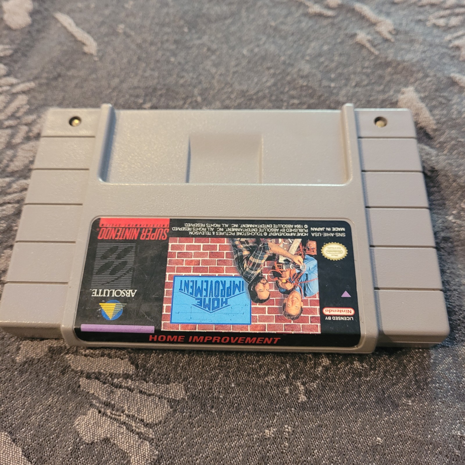 Home Improvement (Super Nintendo SNES, 1994) Authentic Game See Pics