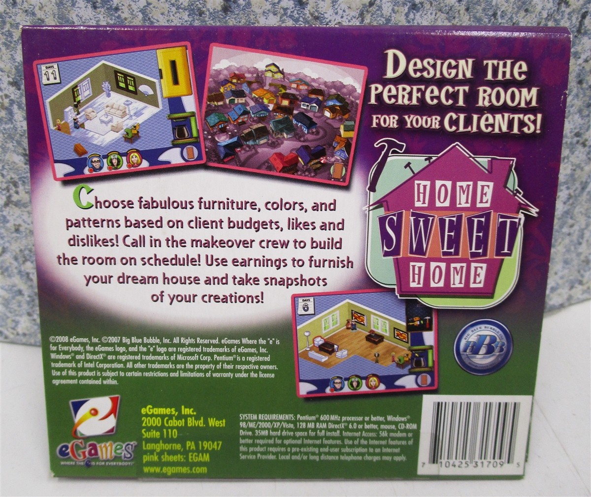 Video Game PC Wholesale Lot of 10 Home Sweet Home Cardboard Style Case NEW