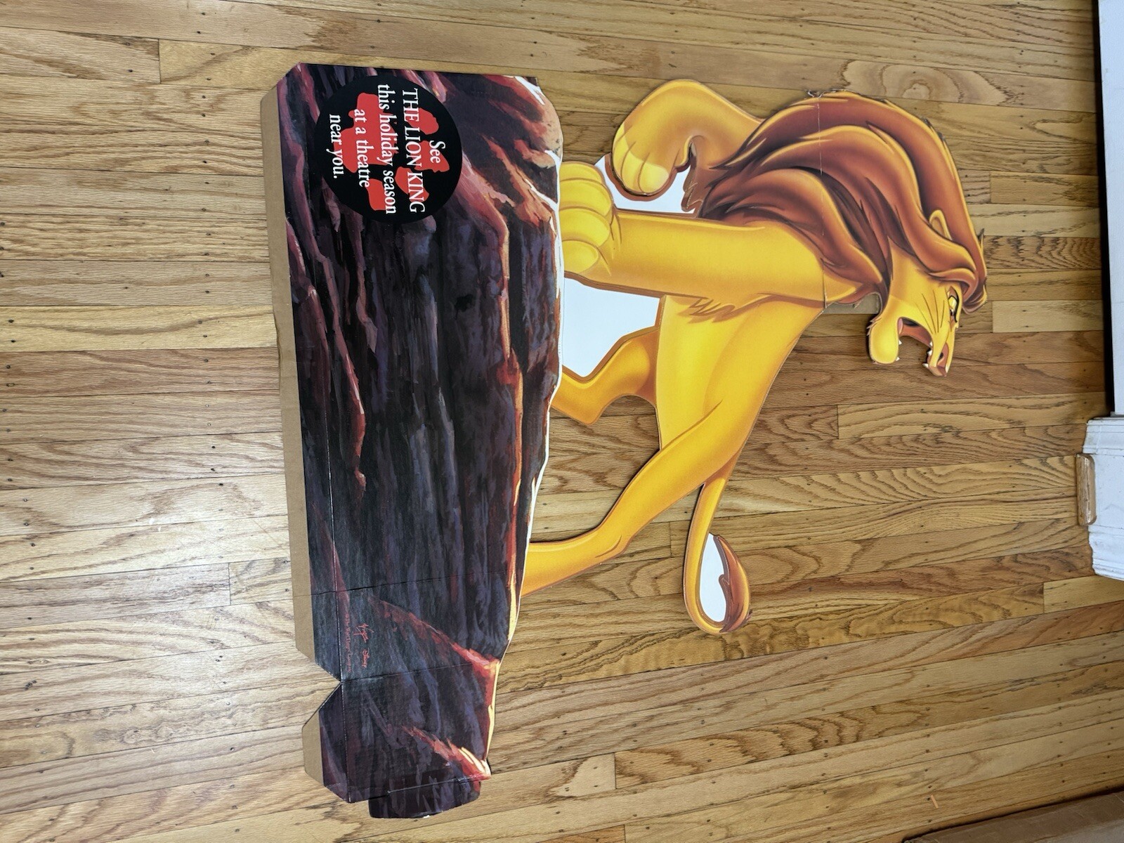 VTG Nintendo SNES Sega Genesis DISNEY LION KING Game Store Display Sign Standee