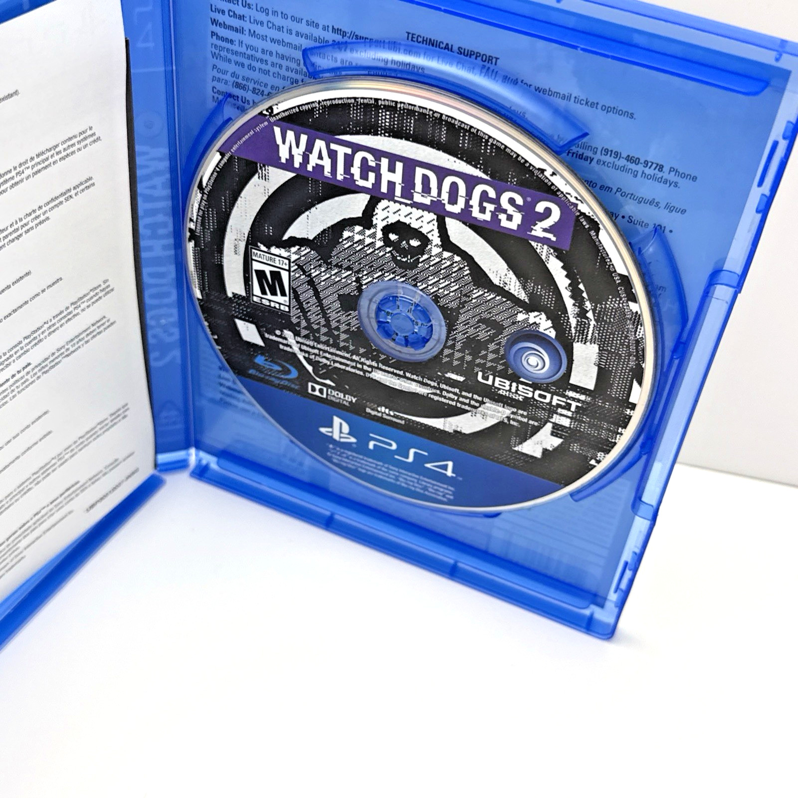 Watch Dogs 2 PlayStation 4 PS4 CIB Complete Refurbished & Tested Free Shipping