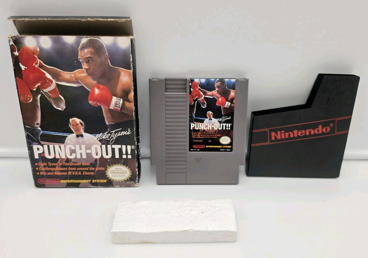 Mike Tyson’s Punch-Out Nintendo NES Cartridge, Box and Sleeve No Manual