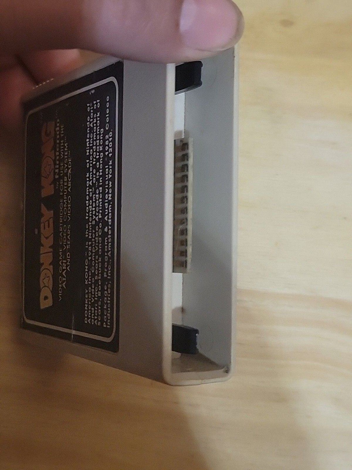 Vintage 1982 Atari Coleco Version Donkey Kong RARE Colored Label * Tested Works