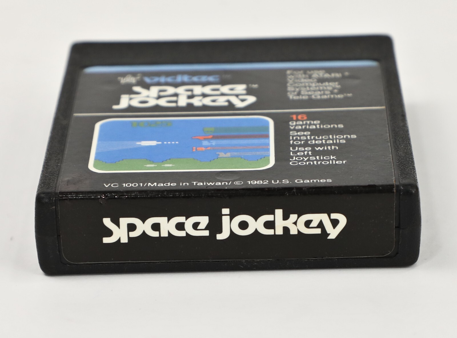 Atari 2600 Vidtec SPACE JOCKEY Video Game Cartridge Only, CLEAN TESTED WORKING