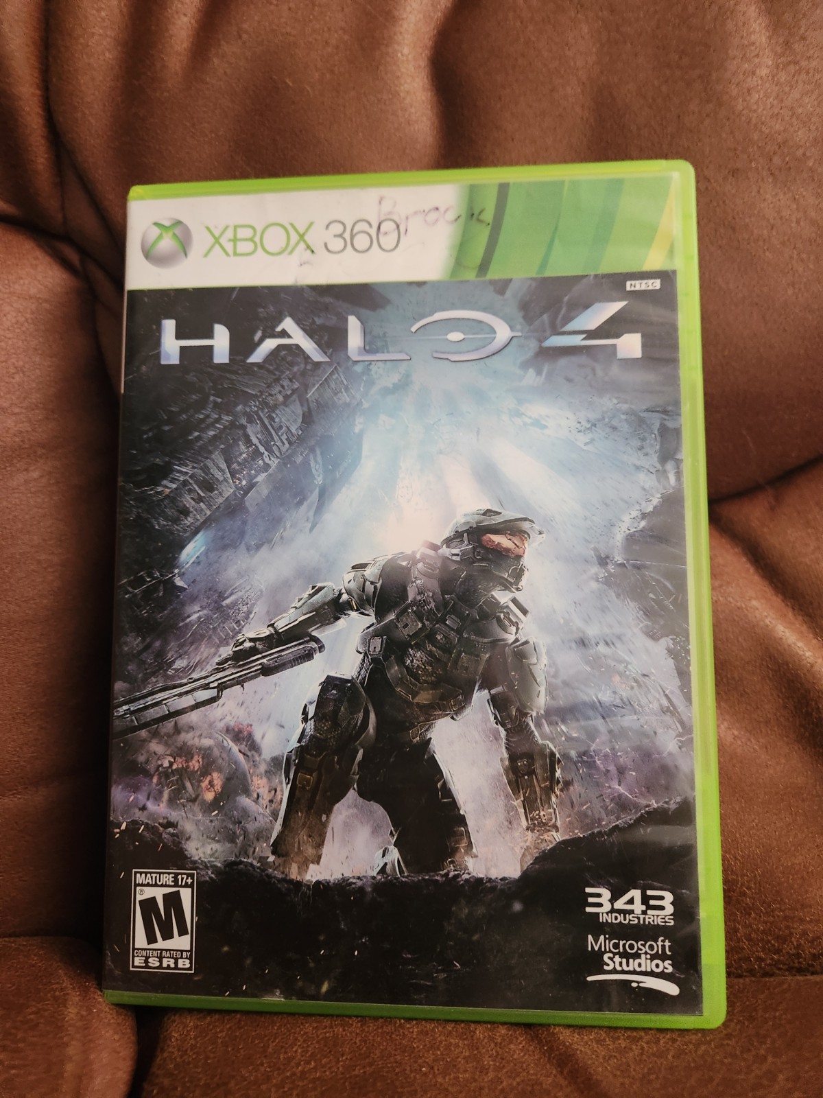 XBOX 360 Halo 4 video game Micrsoft Studios 343 Industries