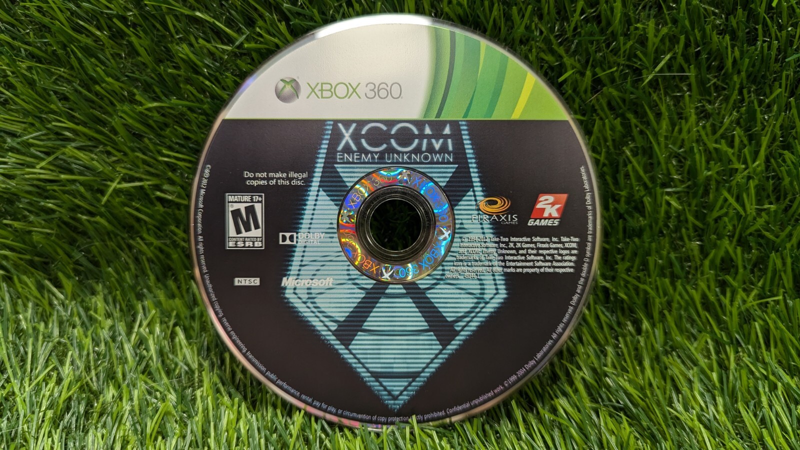 XCOM Enemy Unknown (Microsoft Xbox 360, 2012) No Manual Tested Working