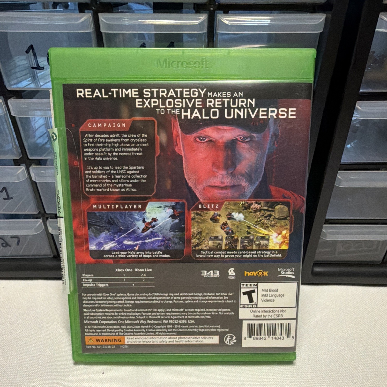 Halo Wars 2 (Halo Series) Real-Time Strategy Multiplayer Xbox One T NTSC 2017