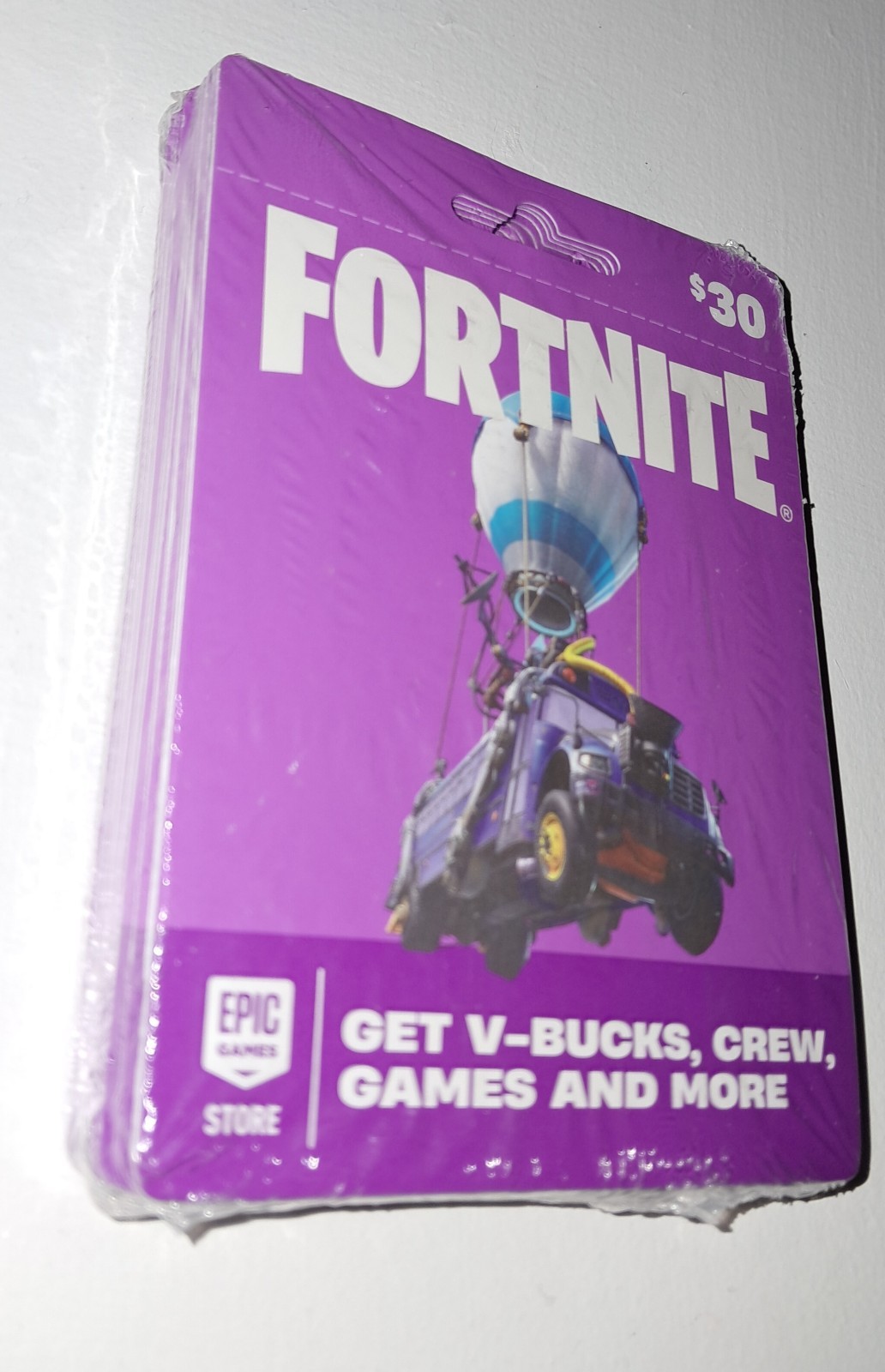 Fortnite Vbucks Crew Gift Card Lot SEALED Non-Redeemable ORIGINAL WRAP RARE HTF