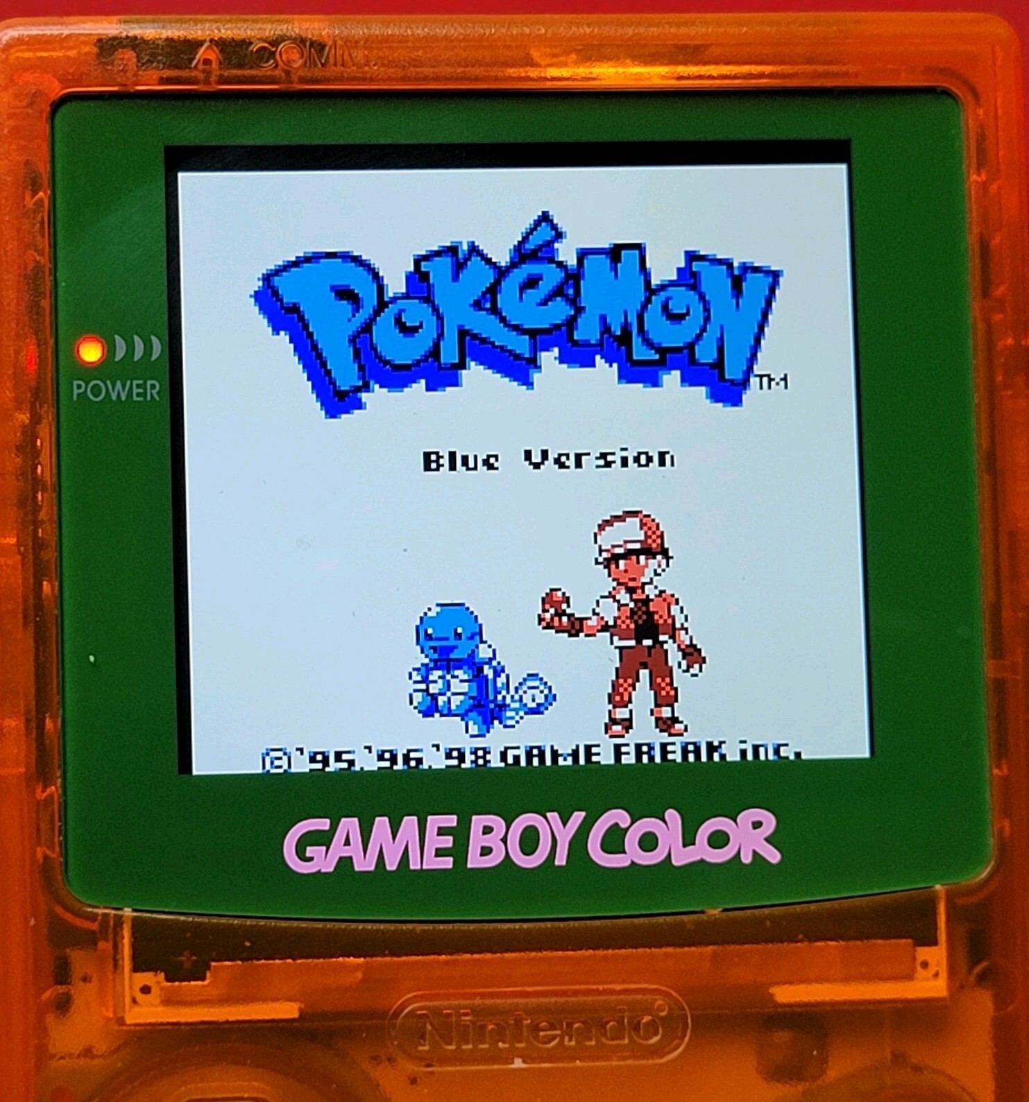 Game Boy Pokemon Blue Red Nintendo GB Original Lot 2 Games Authentic Saves