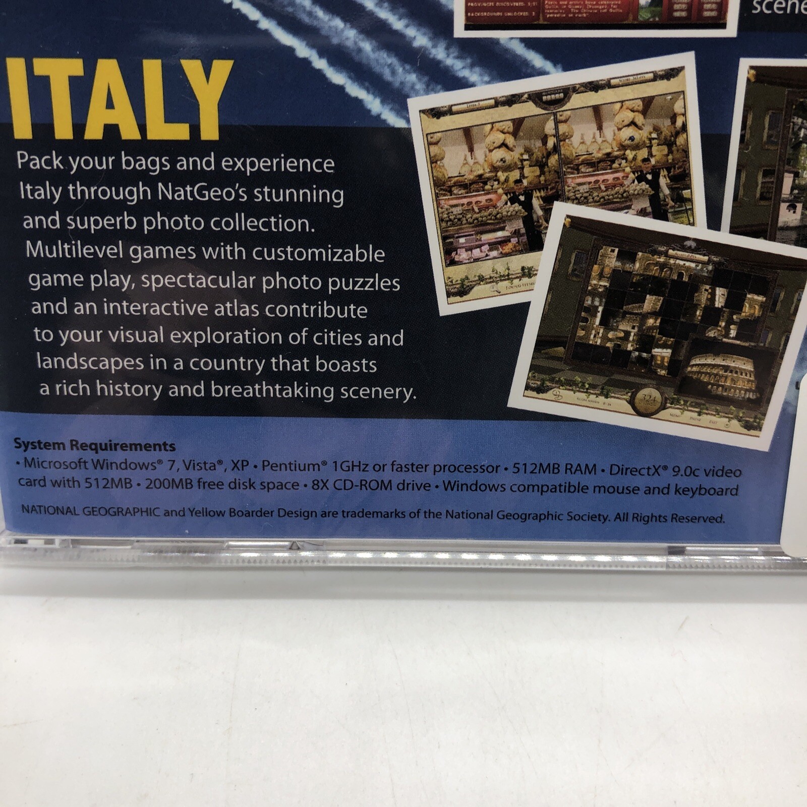 National Geographic Traveler 2 Pack: Italy + Sudoku China (New PC Game) Puzzles