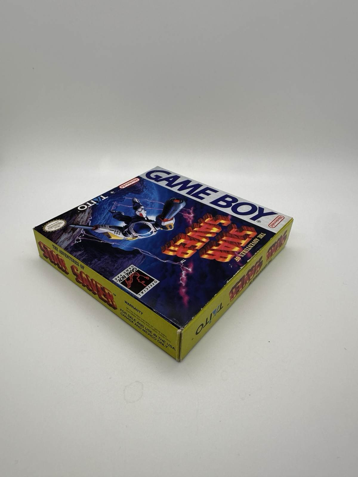 Adventures of Star Saver (Nintendo Game Boy, 1992) Cart, Manual, Box
