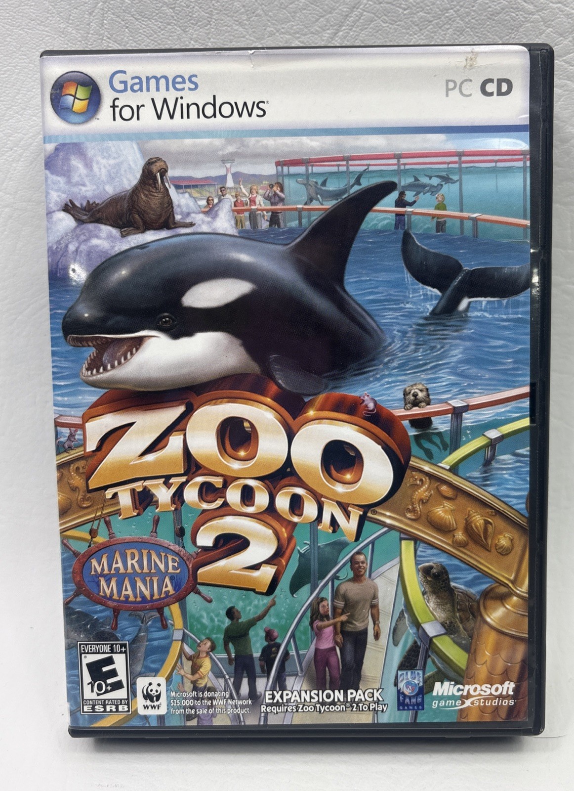 Zoo Tycoon 2 Marine Mania Expansion (PC, 2006) Complete, CIB –