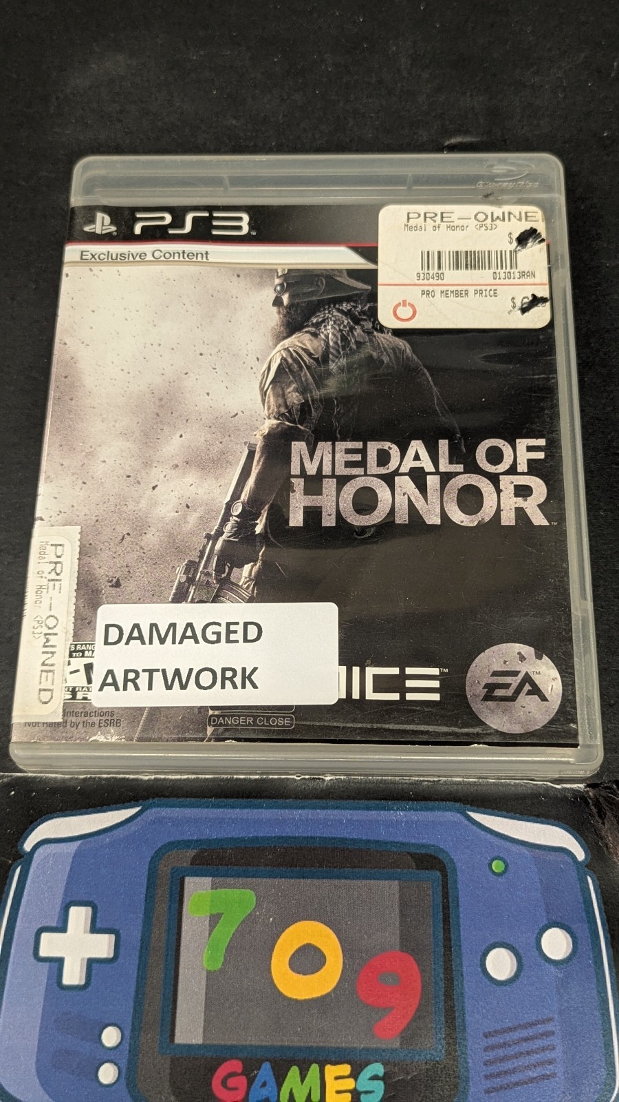 Medal of Honor (Sony PlayStation 3, 2010) *Damaged Artwork*