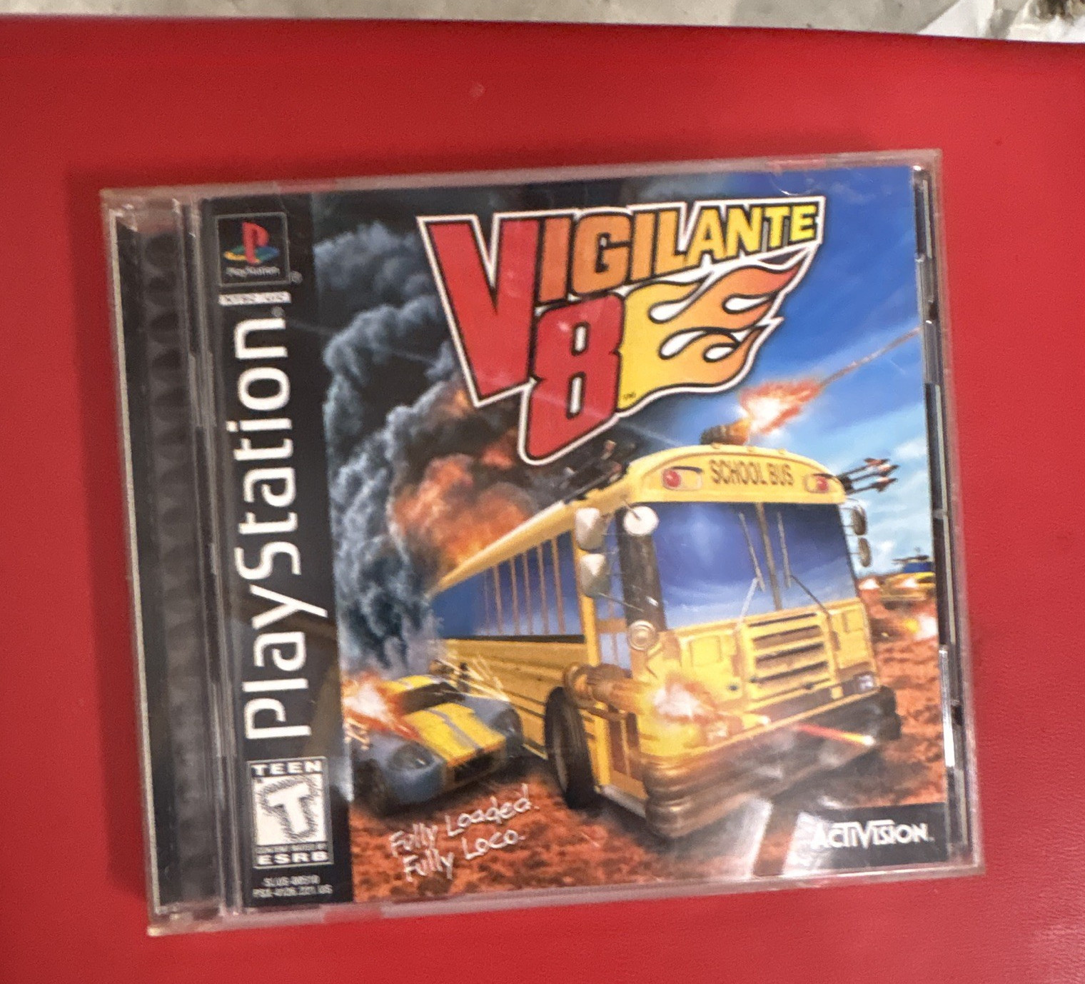 Activision Vigilante 8 Sony PlayStation 1 PS1 T-Teen Vehicular Combat