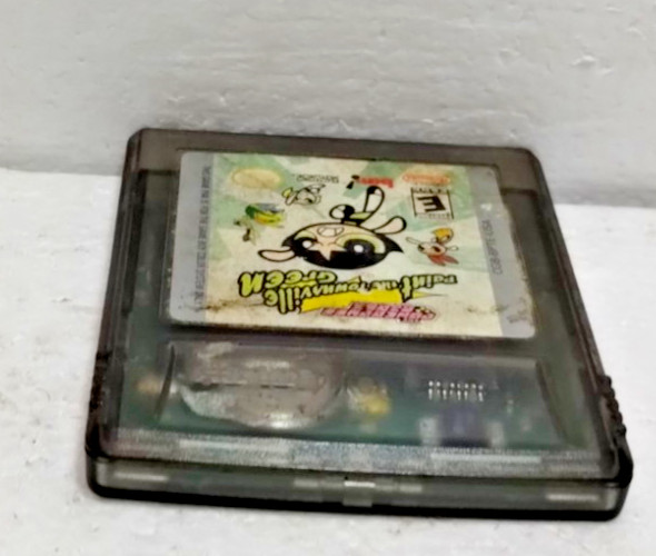 Powerpuff Girls Paint the Townsville Green GBC Authentic – GameBoy Color