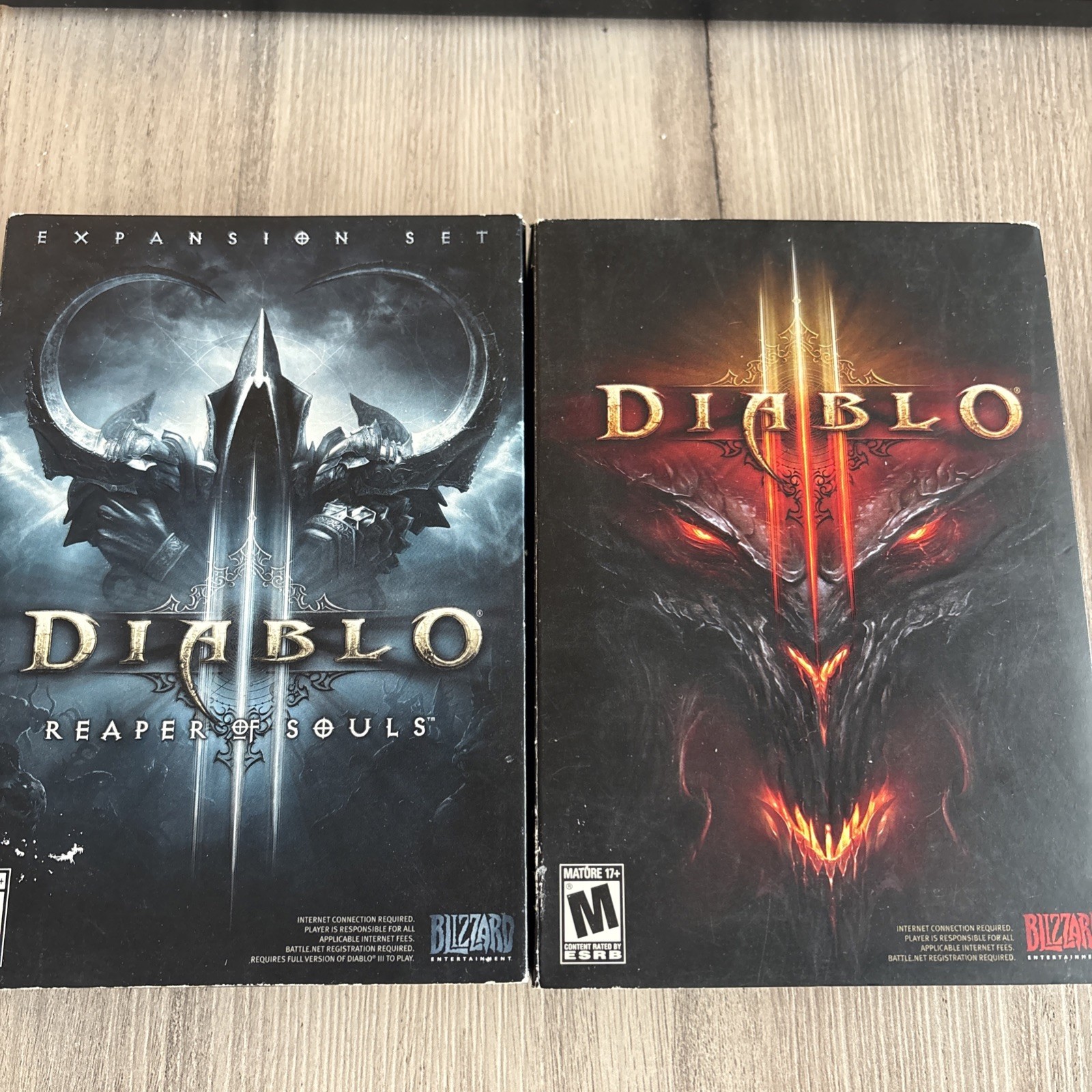 Diablo III & Reaper of Souls Expansion Pack PC DVD Game 2012, see notes