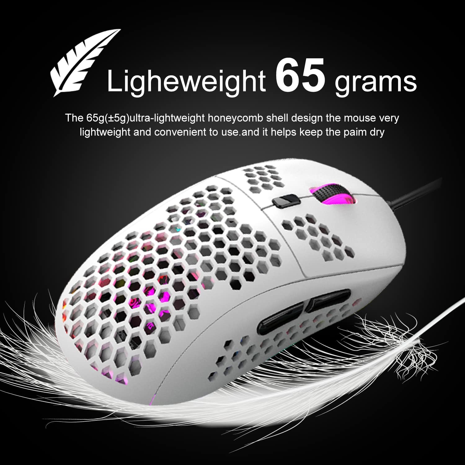 60% Gaming Keyboard and Mouse Combo Samll Mini RGB Backlight Mechanical Feeli…