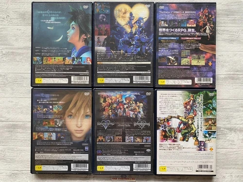 SONY PS2 6-piece set! Kingdom Hearts Series, Dark Cloud etc.From Japan