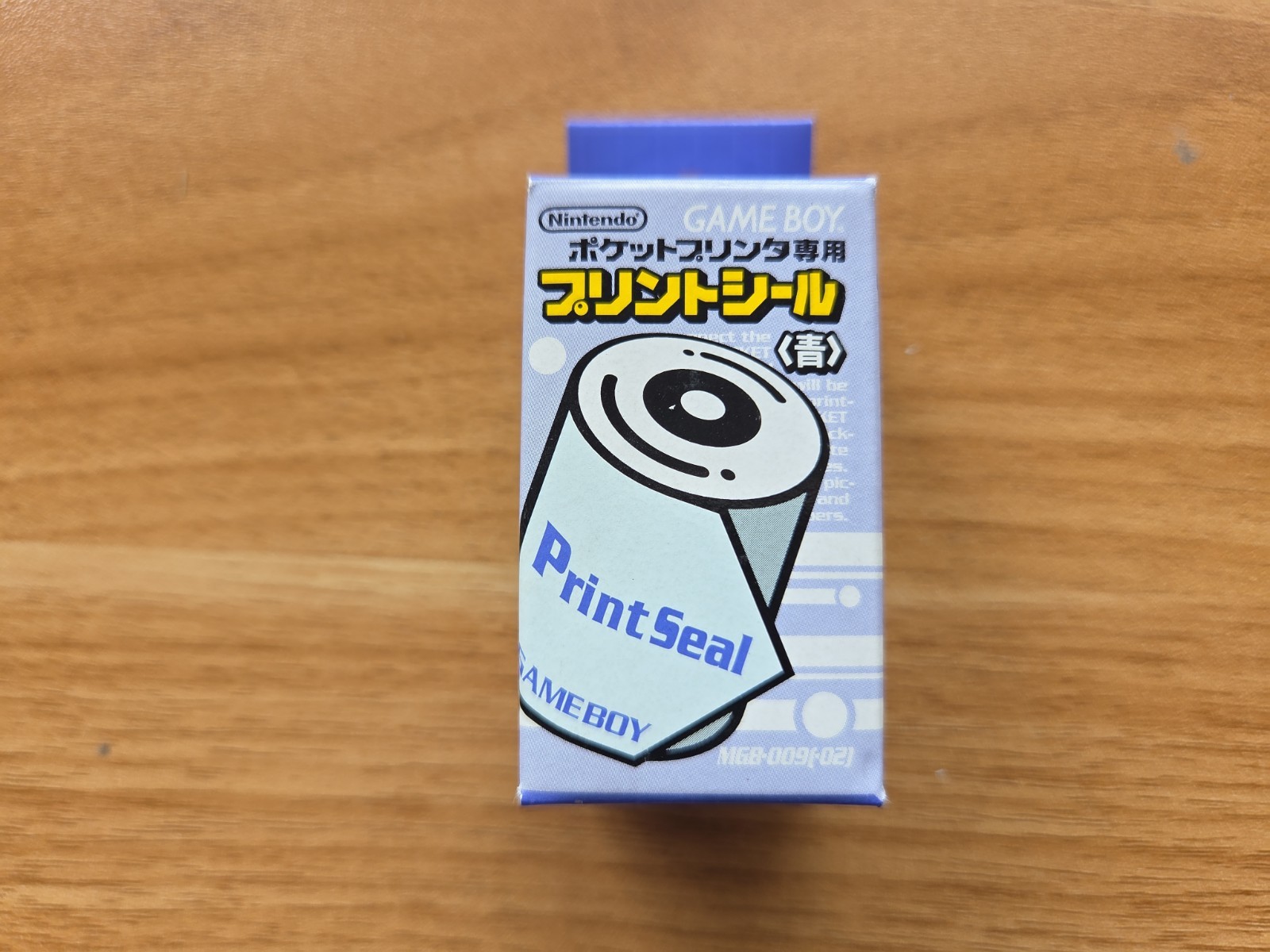 Nintendo Game Boy Pocket Printer Print Seal Blue GameBoy MGB-007 Japan Sticker