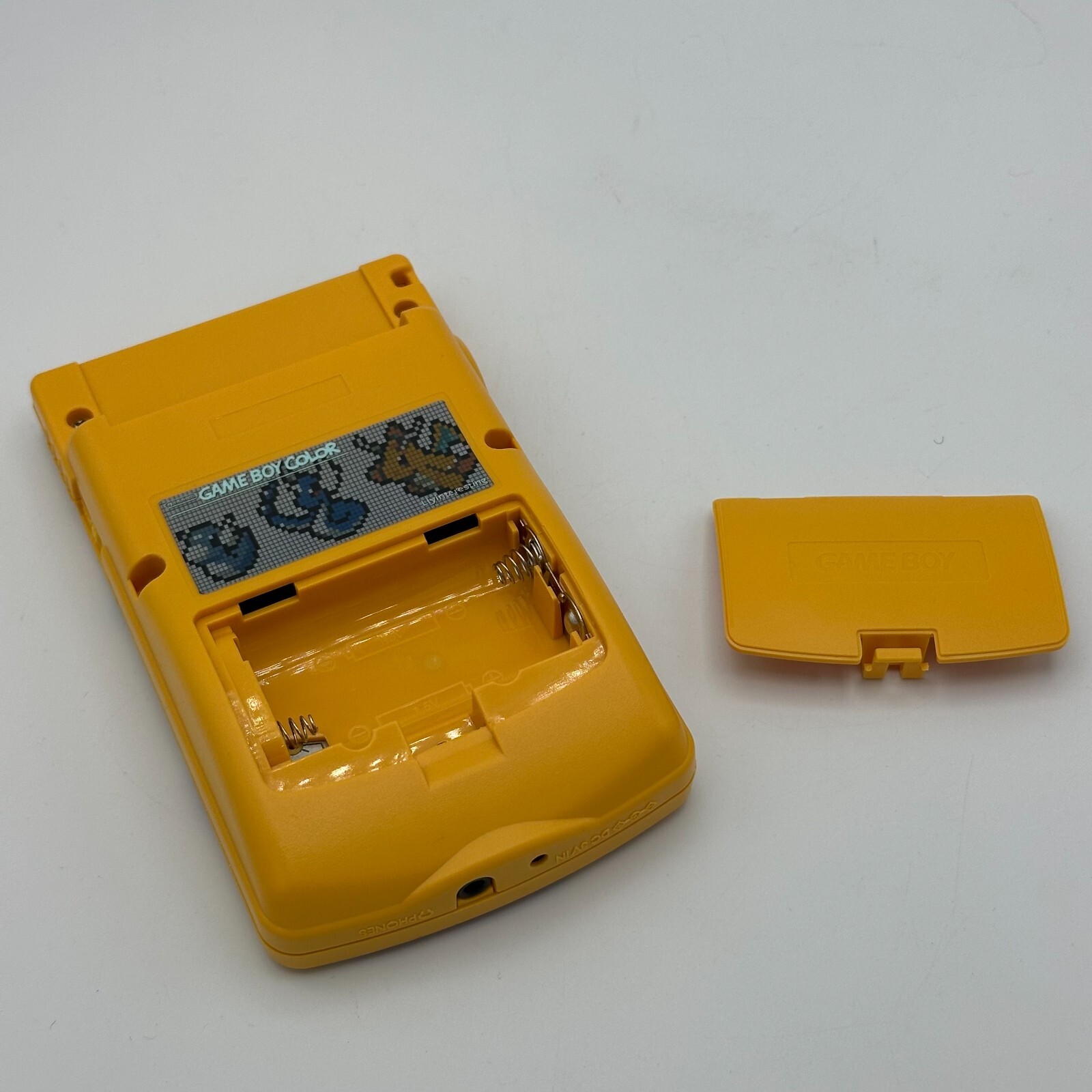 Nintendo Game Boy Color GBC Backlit IPS Mod Console Yellow Dragonite Pokemon UV