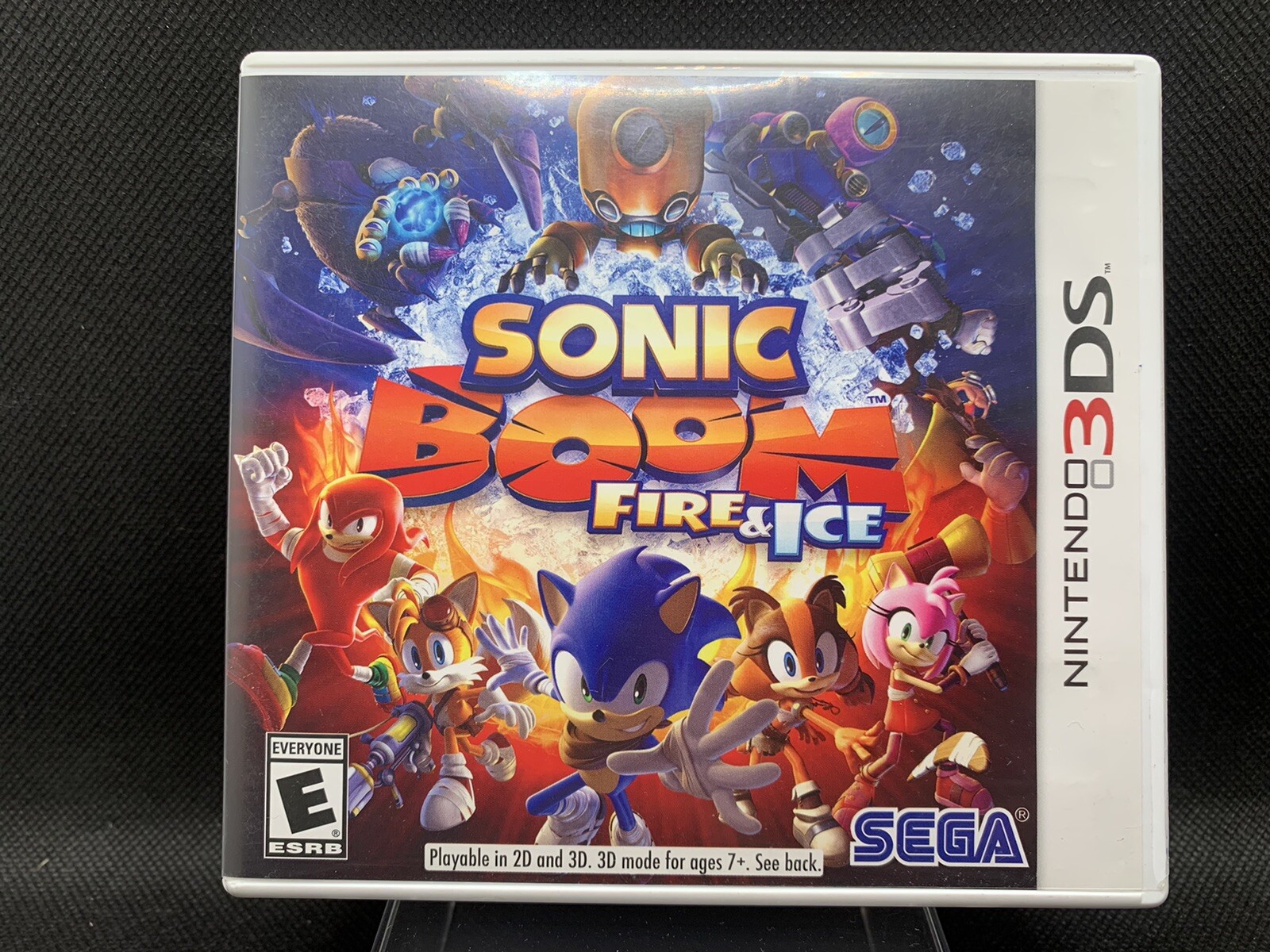 Nintendo 3DS Game Sonic Boom Fire & Ice w/case Sega