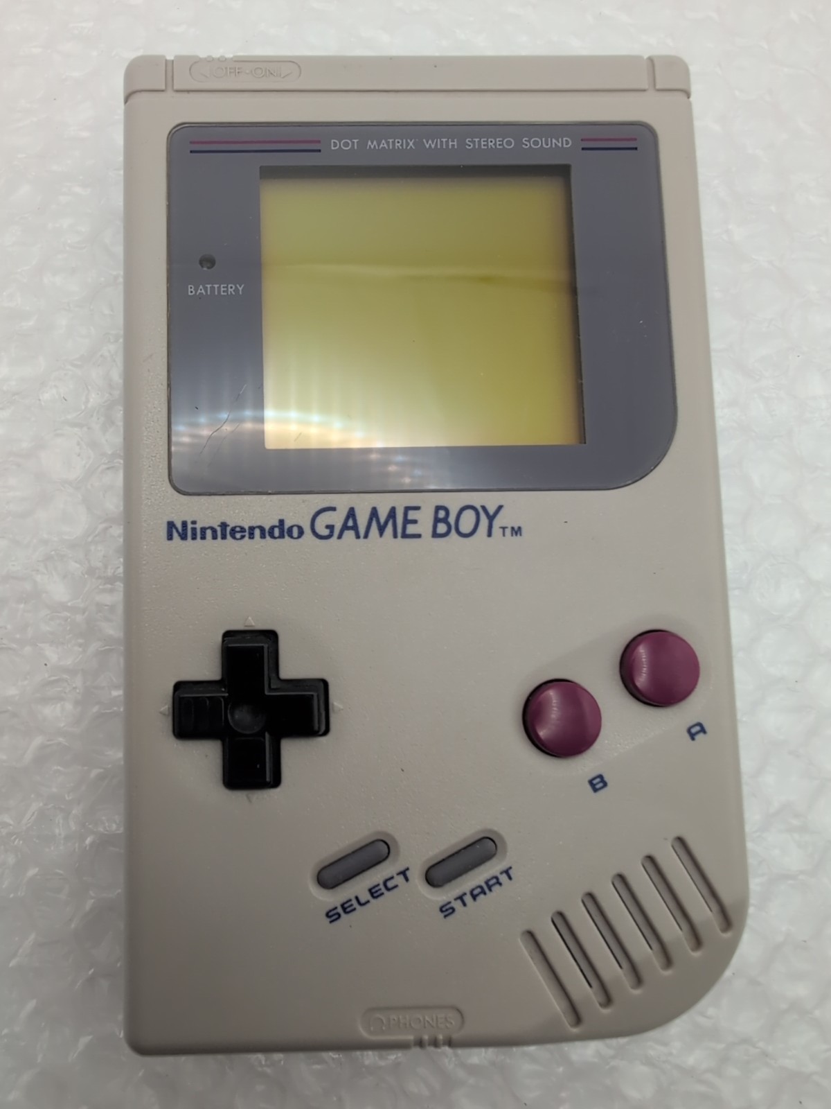 Original Nintendo Gameboy DMG-01 Gray CIB *Matching Serial* Rare – Excellent