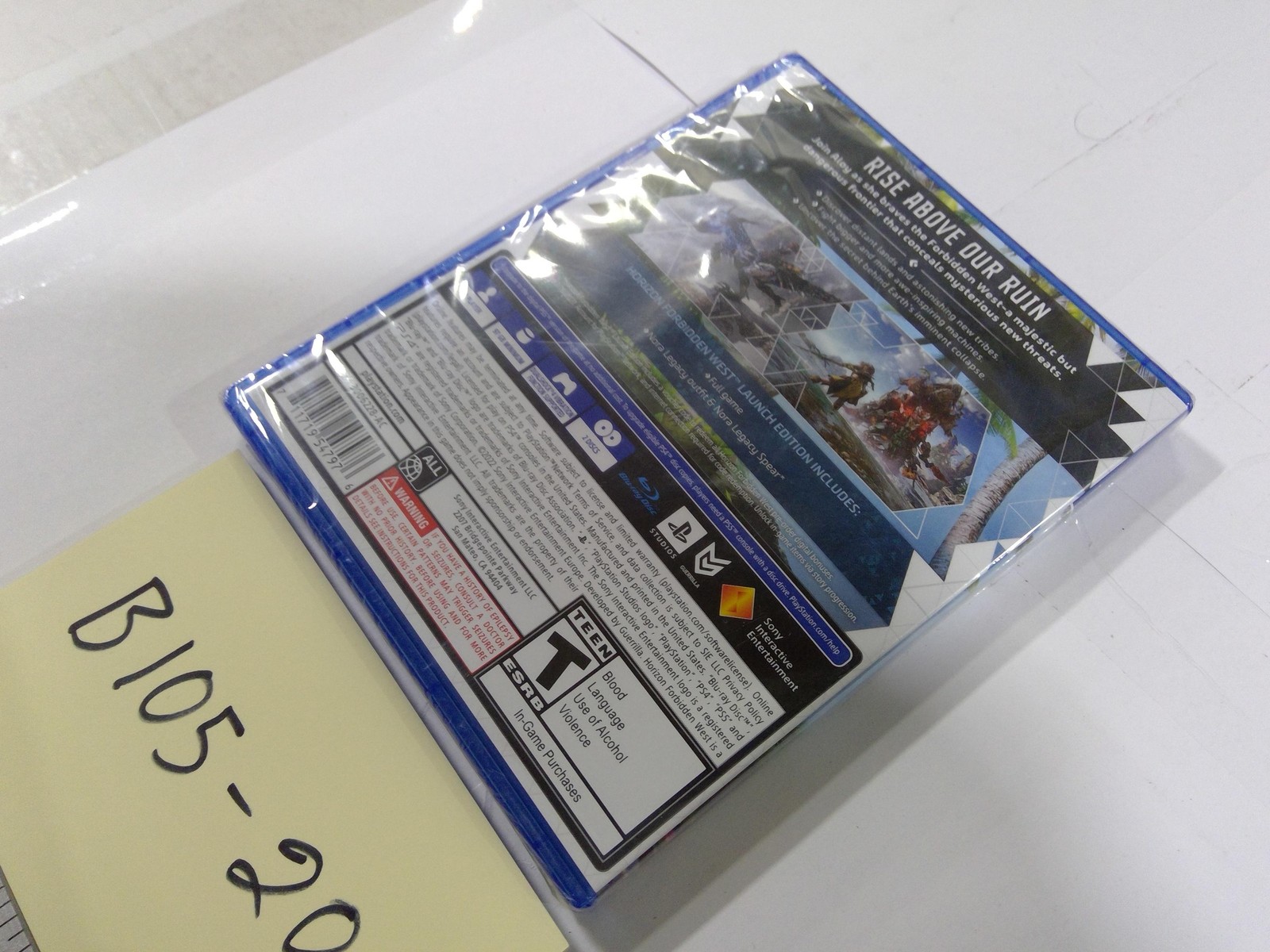 Horizon Forbidden West Launch Edition PS4 Game New Sealed Sony Teen Action RPG