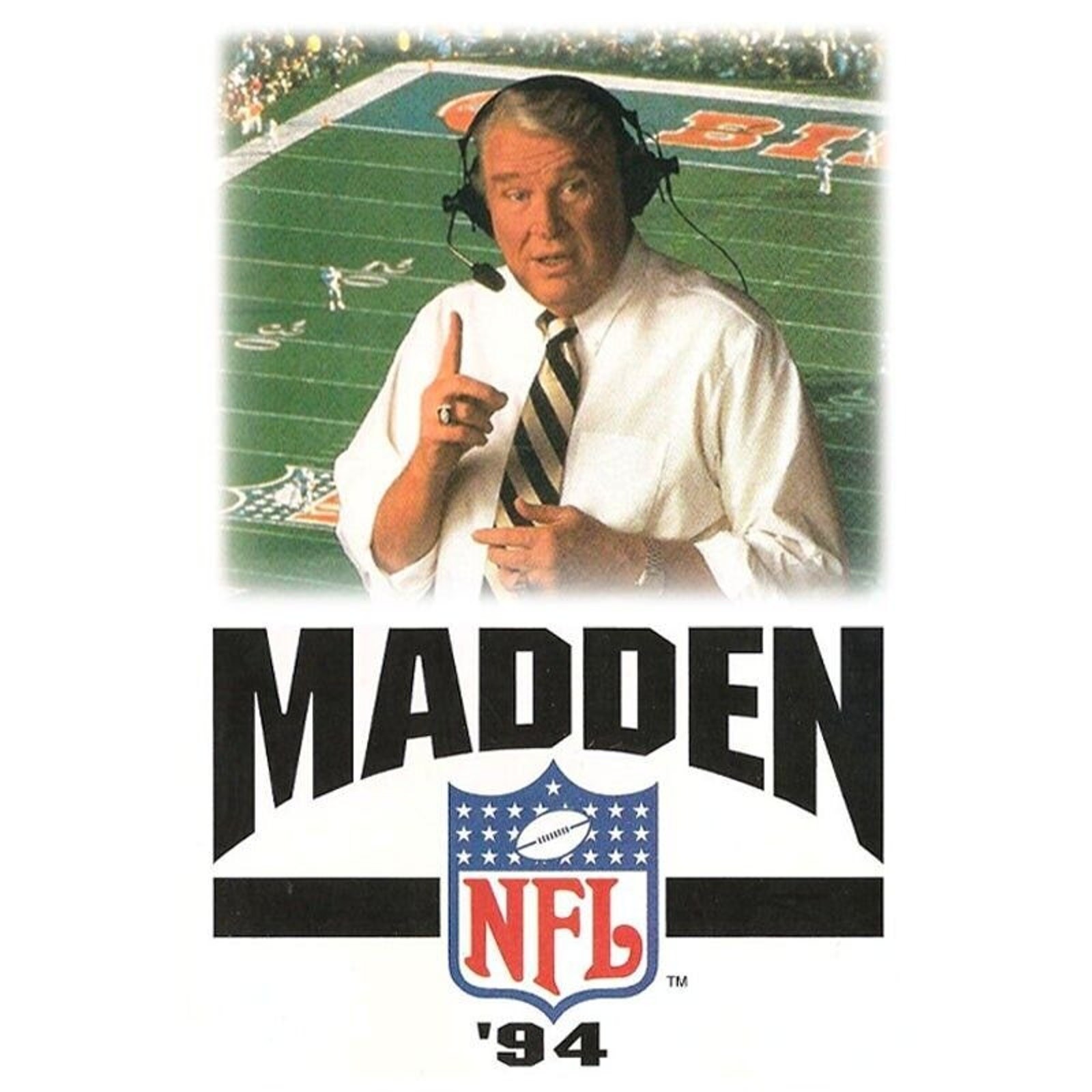 Madden NFL ’94 (Sega Genesis, 1993) Cartridge Only Authentic