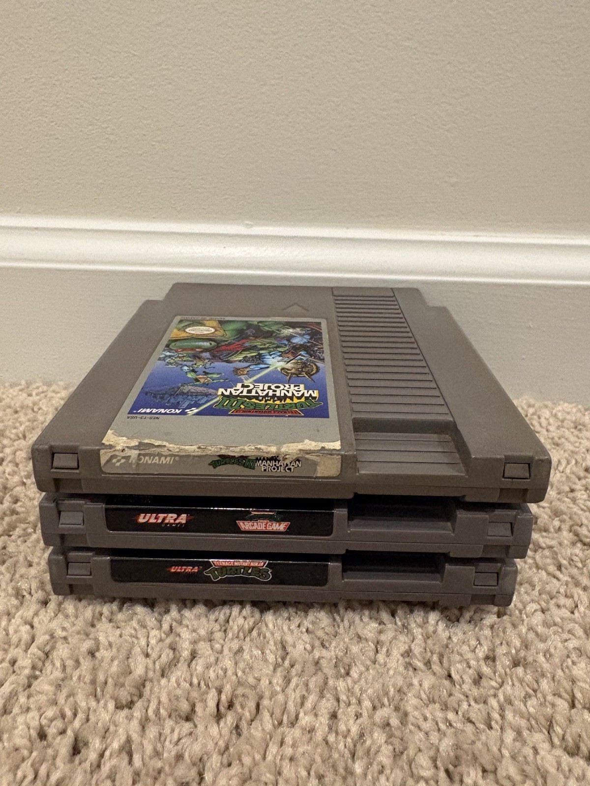 TMNT 1-3 NES Lot Read
