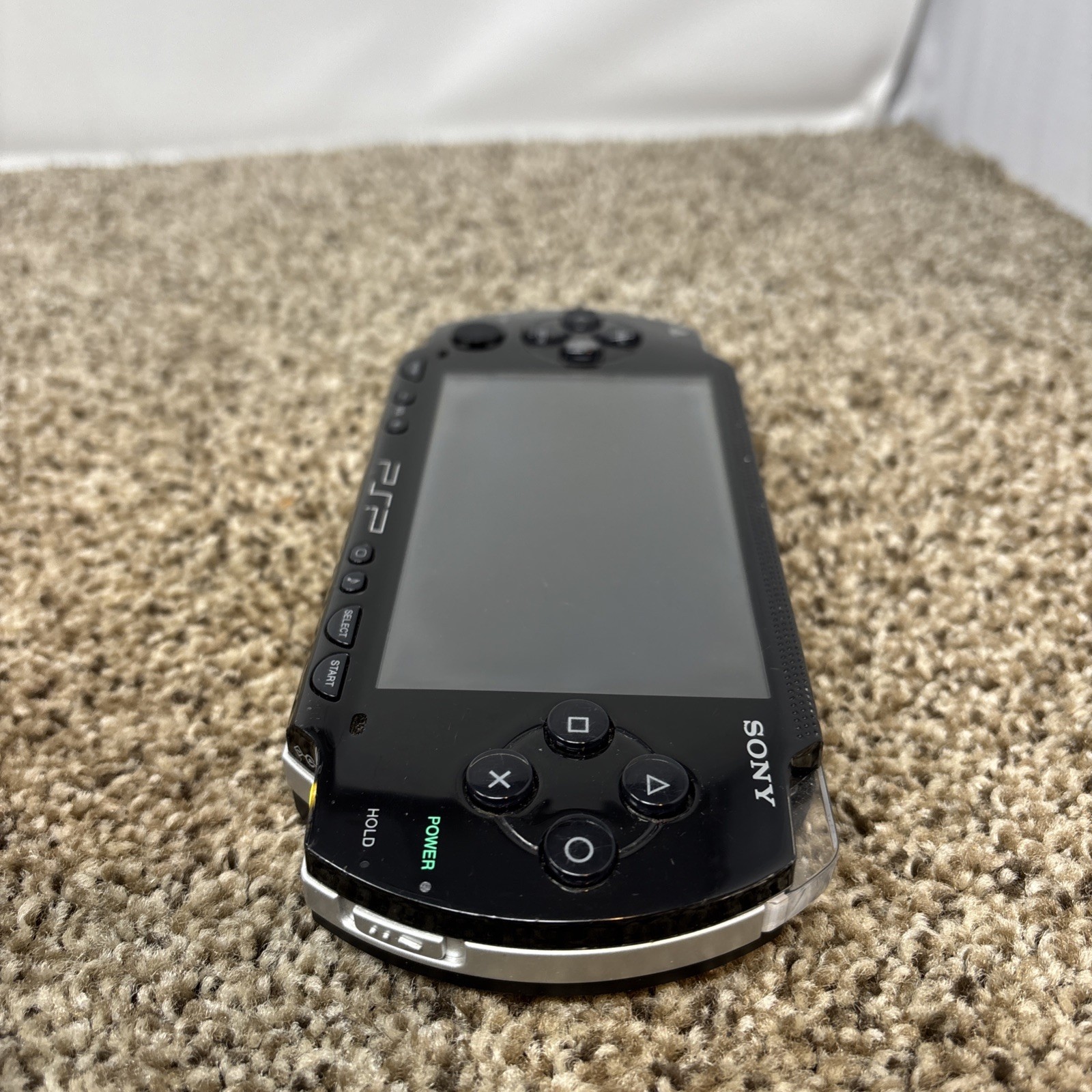 Sony PSP-1001 Handheld Console Black Tested NO BATTERY OR COVER