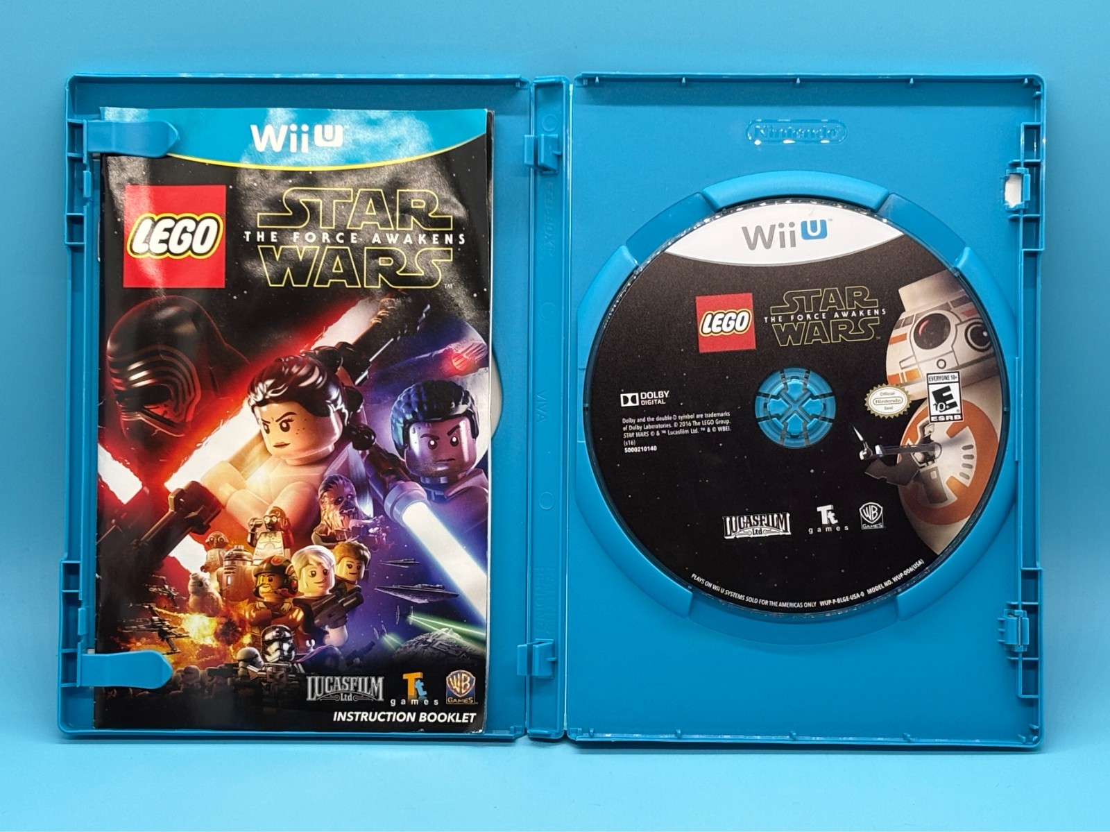 Lego Star Wars The Force Awakens Nintendo WiiU Wii U Complete with Manual