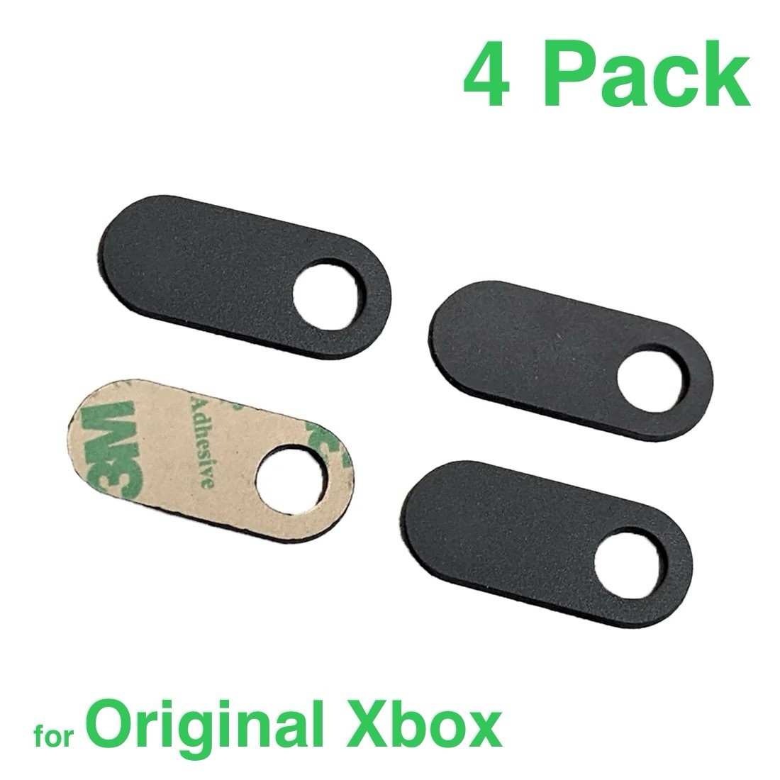 Replacement Rubber Feet for Original Xbox w/ Self Stick 3M Adhesive – 4 Pack