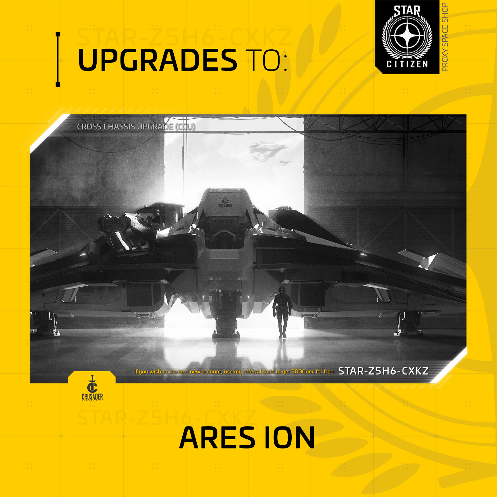 Star Citizen – CRUSADER ARES ION – UPGRADE – (CCU)