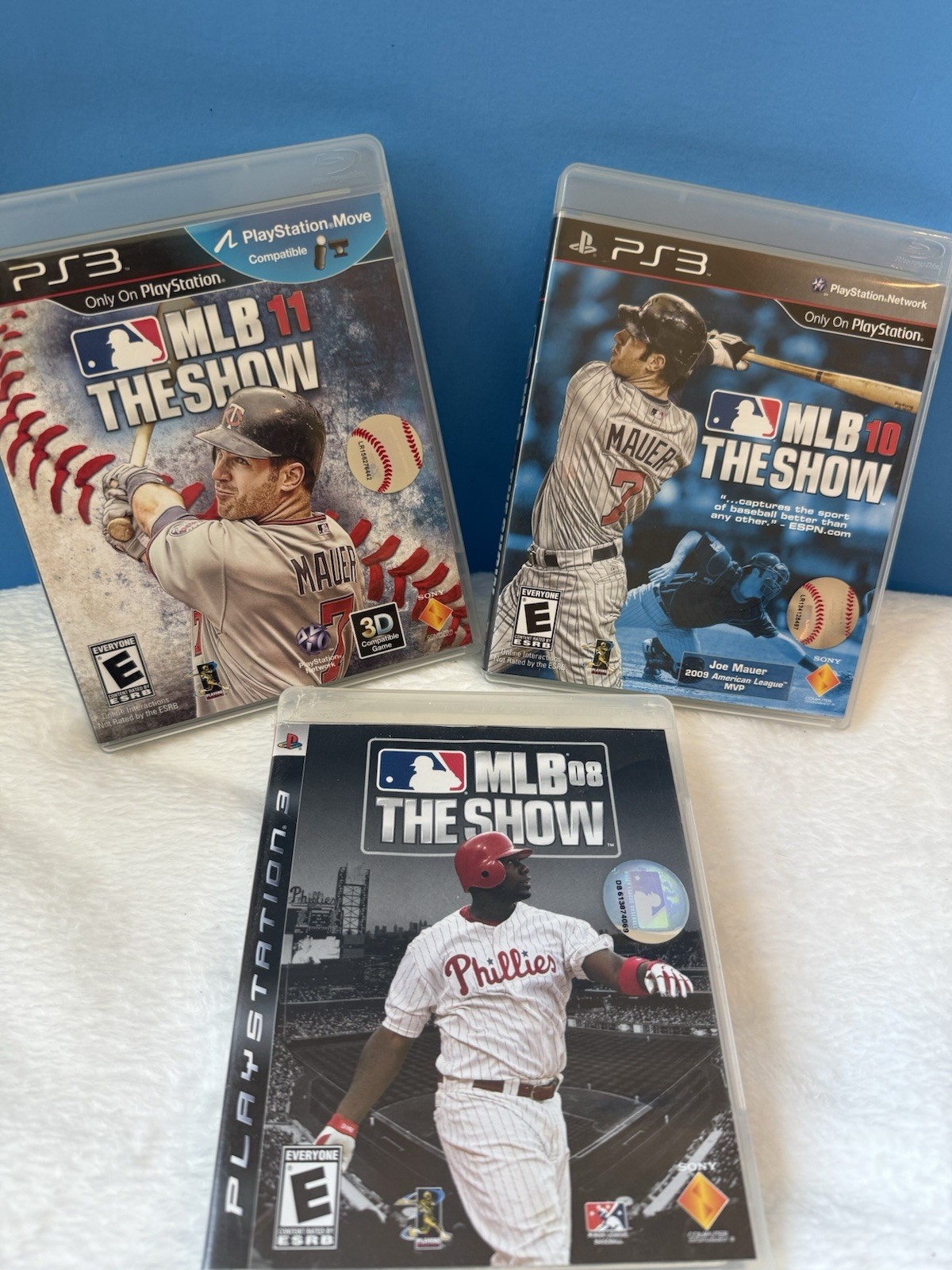 PS3 Game Lot MLB 11: The Show (Sony PS3 , 2011) , MLB 12 and MLB 10
