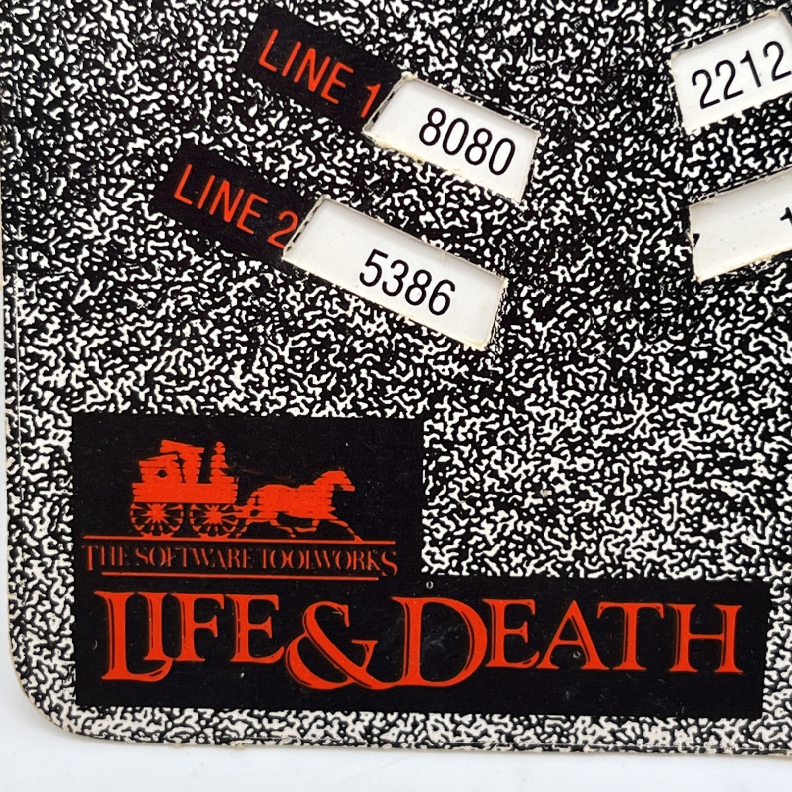 Life & Death PC Game Circle Scale Accessory Piece 1988 Tool Rare Medical Part