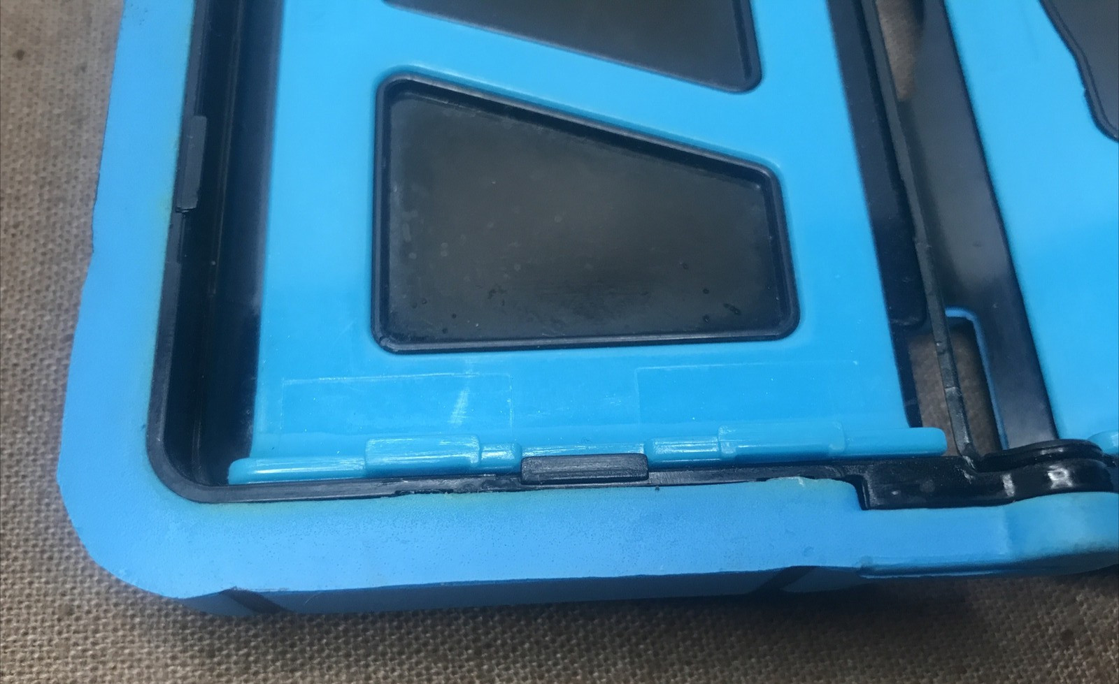 *Read Unused NERF Dual Armor Nintendo DSi / DS Lite Protective Case Blue Black
