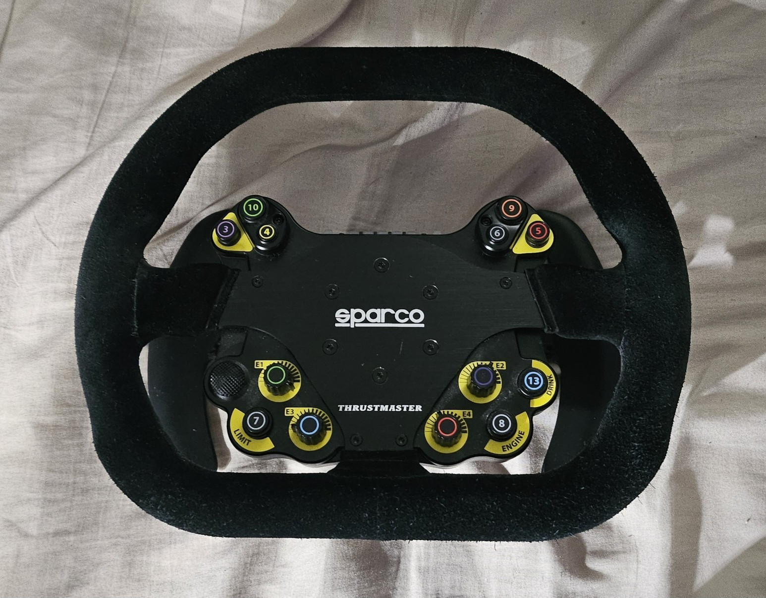 Thrustmaster 32 Evo Racing Hub With Sparco P310 Racing Wheel Add-On Upgrade.