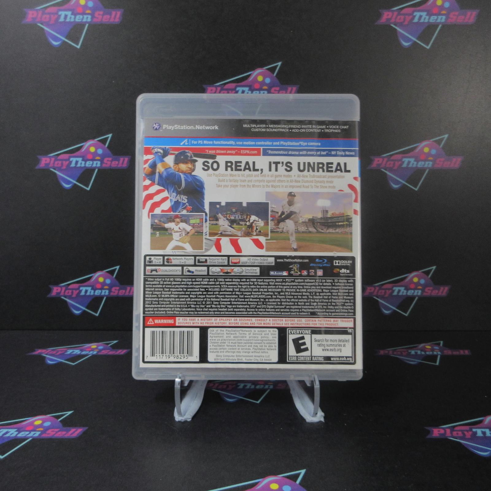 MLB 12 The Show PS3 PlayStation 3 Complete – 1 Year Warranty VG