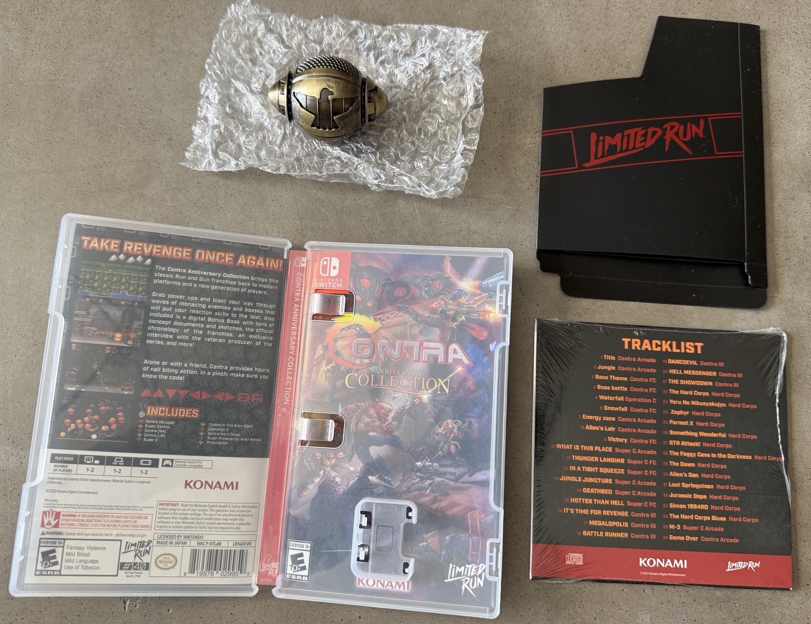 Contra Anniversary Collection Ultimate Edition Switch Limited Run #140 NO GAME