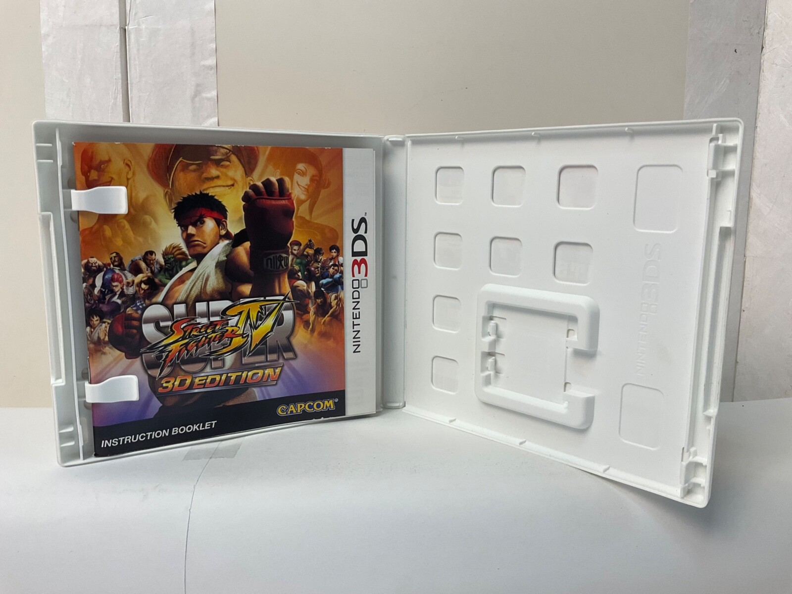 Manual & Case Only** Super Street Fighter IV 3D Edition Nintendo 3DS Replacement
