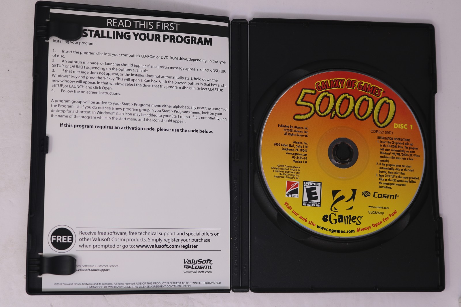 Galaxy of Games 50,000 PC CD-ROM