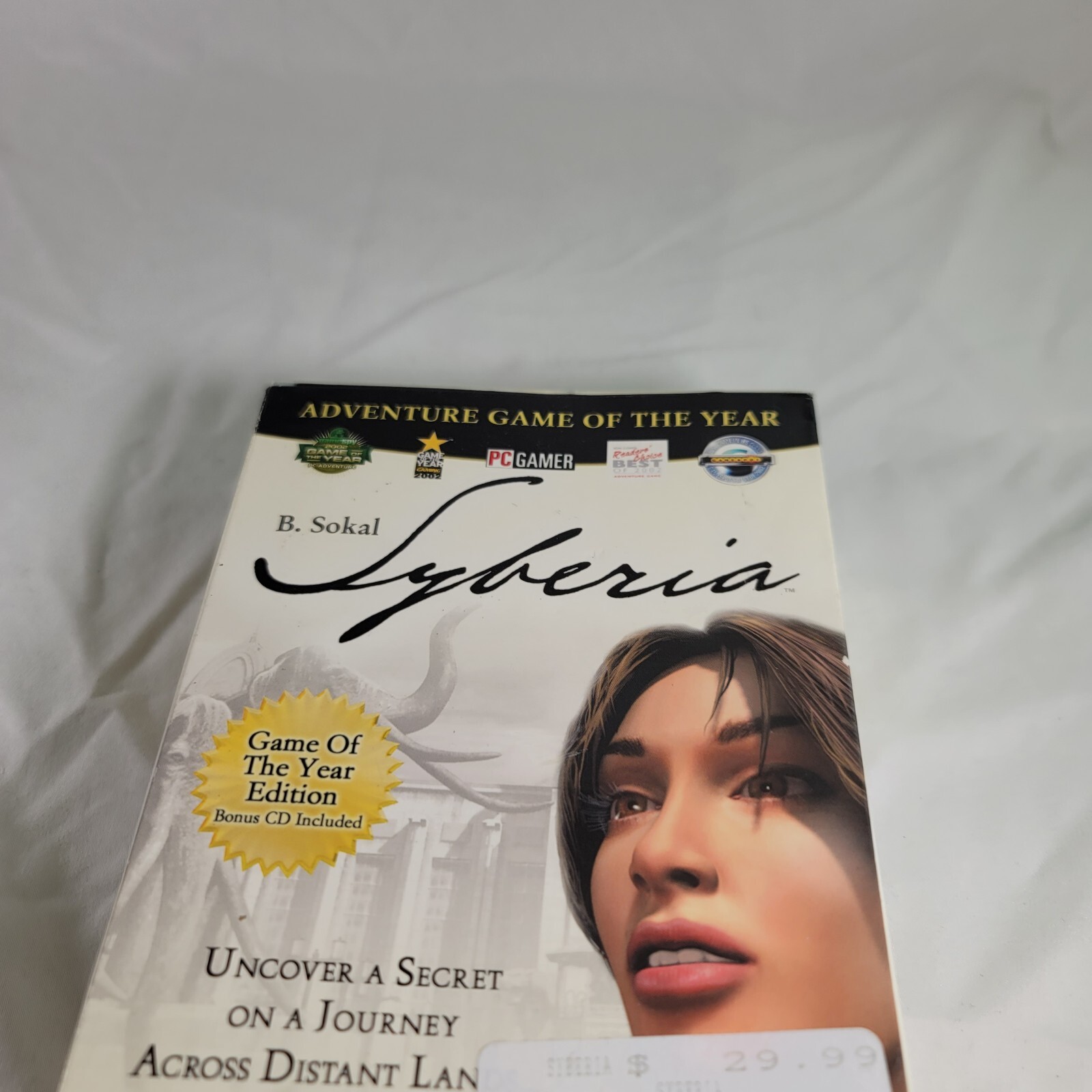 B. Sokal Syberia CD-ROM The Adventure Company Microids PC Game New Sealed