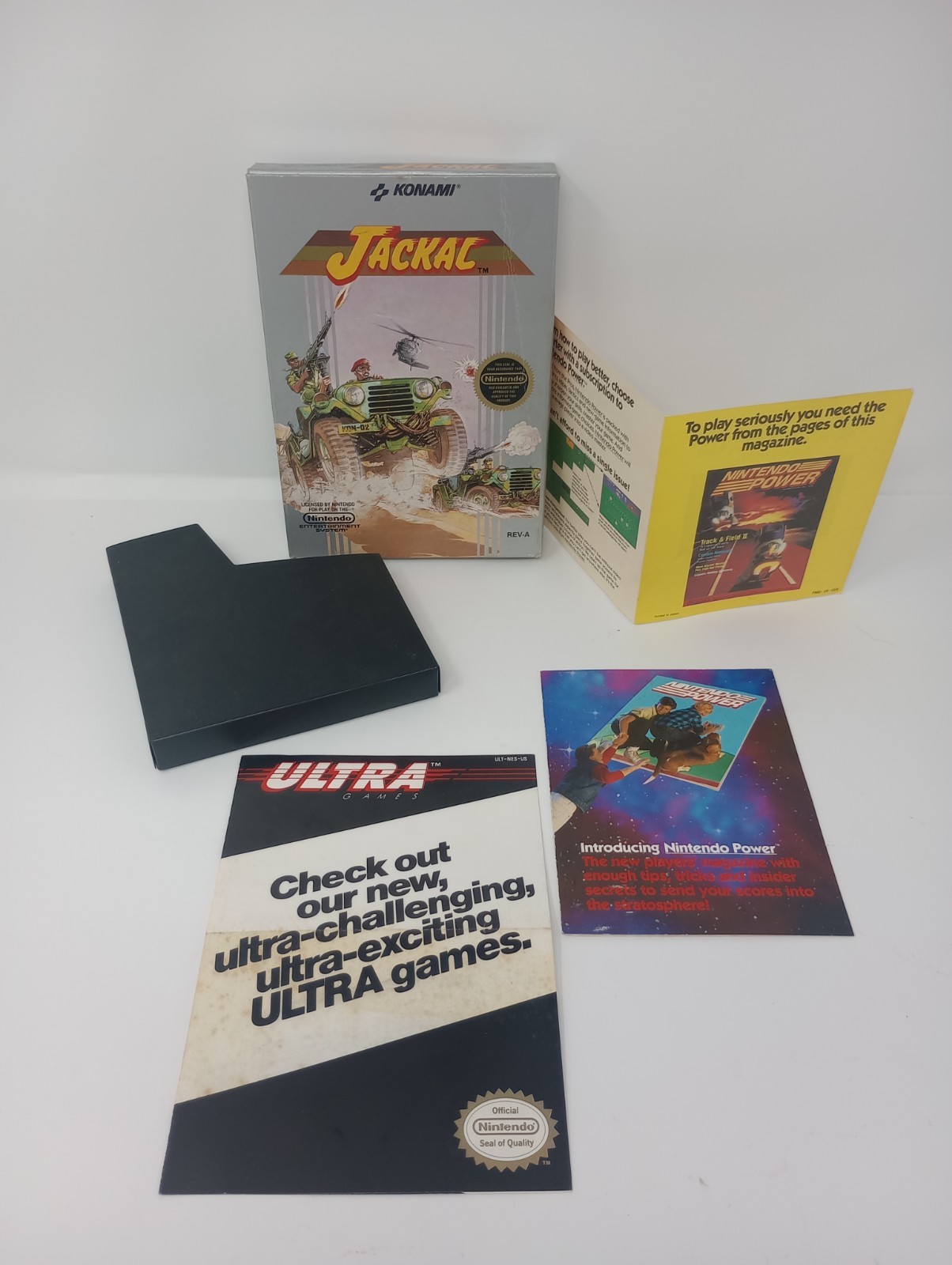 Box Only Jackal (Nintendo Entertainment System, 1987) NO GAME W/ Inserts