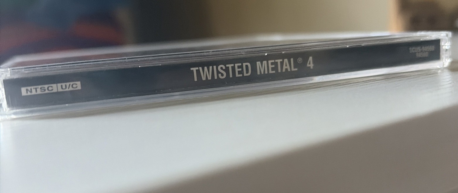 Twisted Metal 4 Black Label PlayStation 1 Case and Manual Only