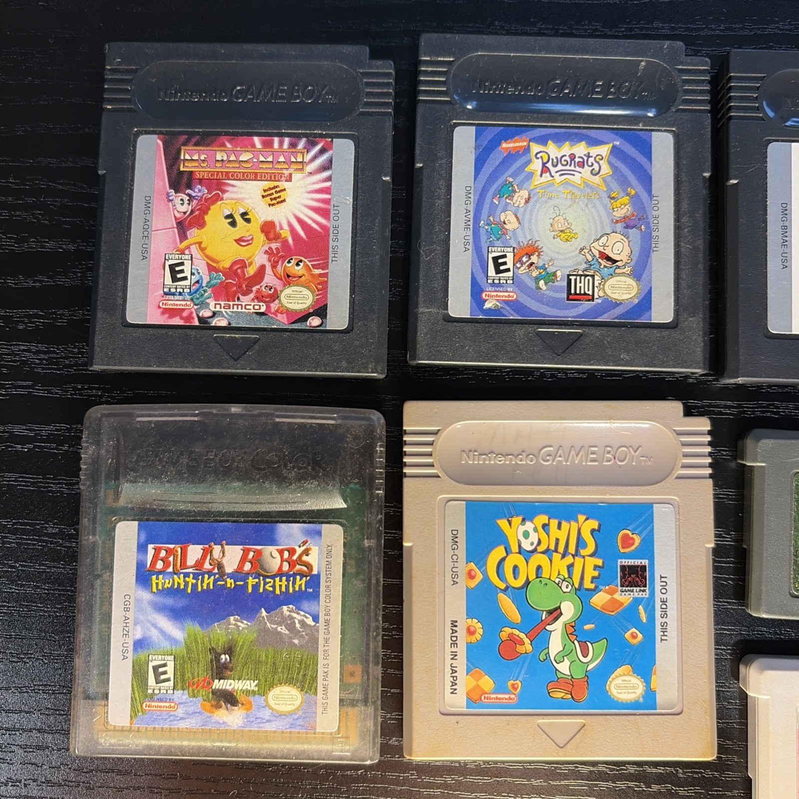 Game boy Advance GBA Lot of 10 Games ~ Tested Working ~ Yoshi Pac-Man Rampage