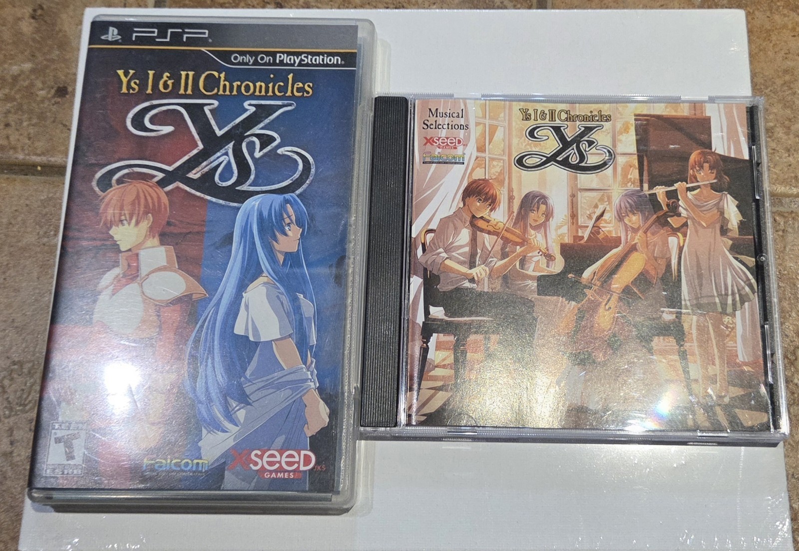 XSEED Games Ys I & II Chronicles Premium Edition + Soundtrack PSP T NTSC-U/C