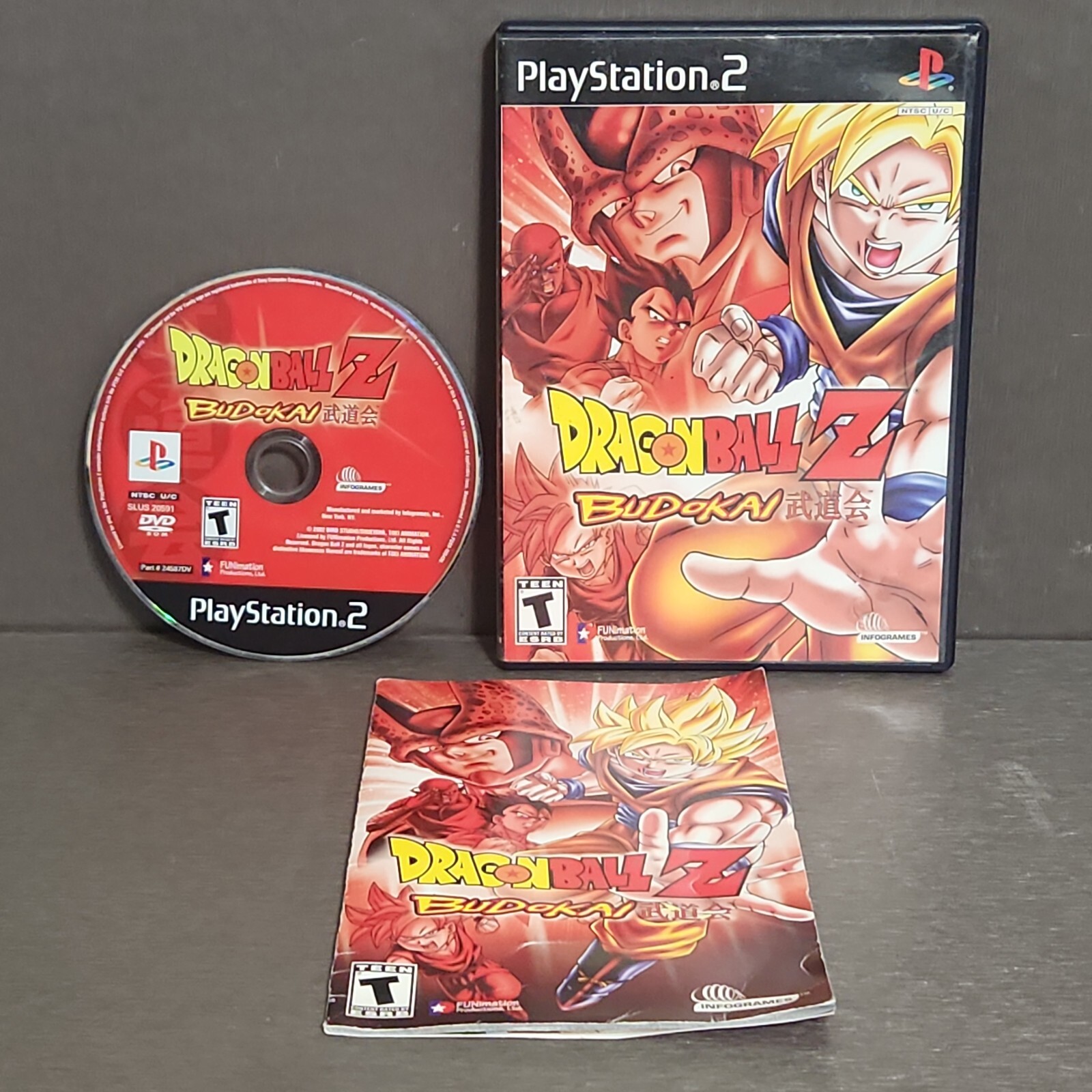Dragon Ball Z Budokai Playstation 2 PS2 Complete Video Game